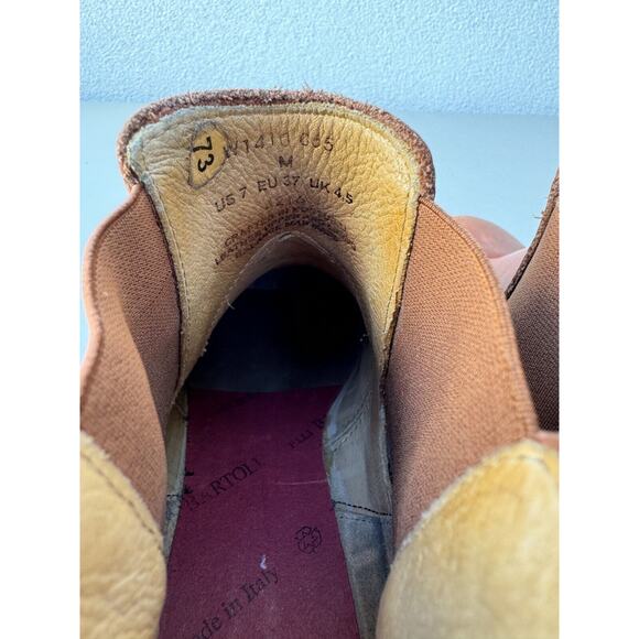 Samuel Hubbard Women's "24 Seven for Her " 7 Chelsea Cognac Leather Boot EU 37 - Picture 8 of 10